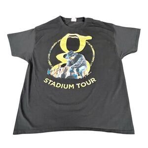 Garth Brooks Black Stadium Tour Tshirt Short Sleeve Music Concert Men's XL